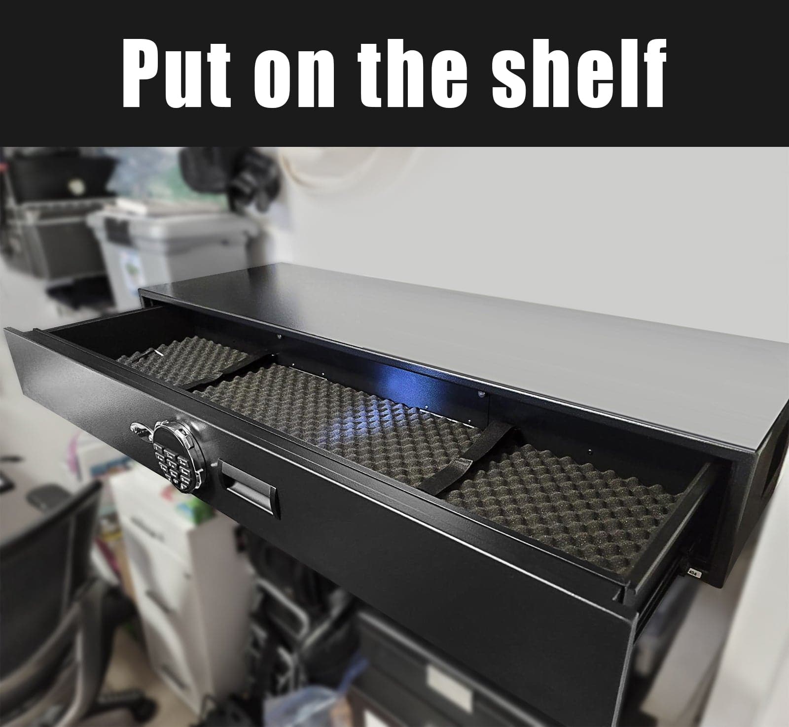 Under Bed Gun Safe, Drawer Safe for Home and Vehicle - LADS001