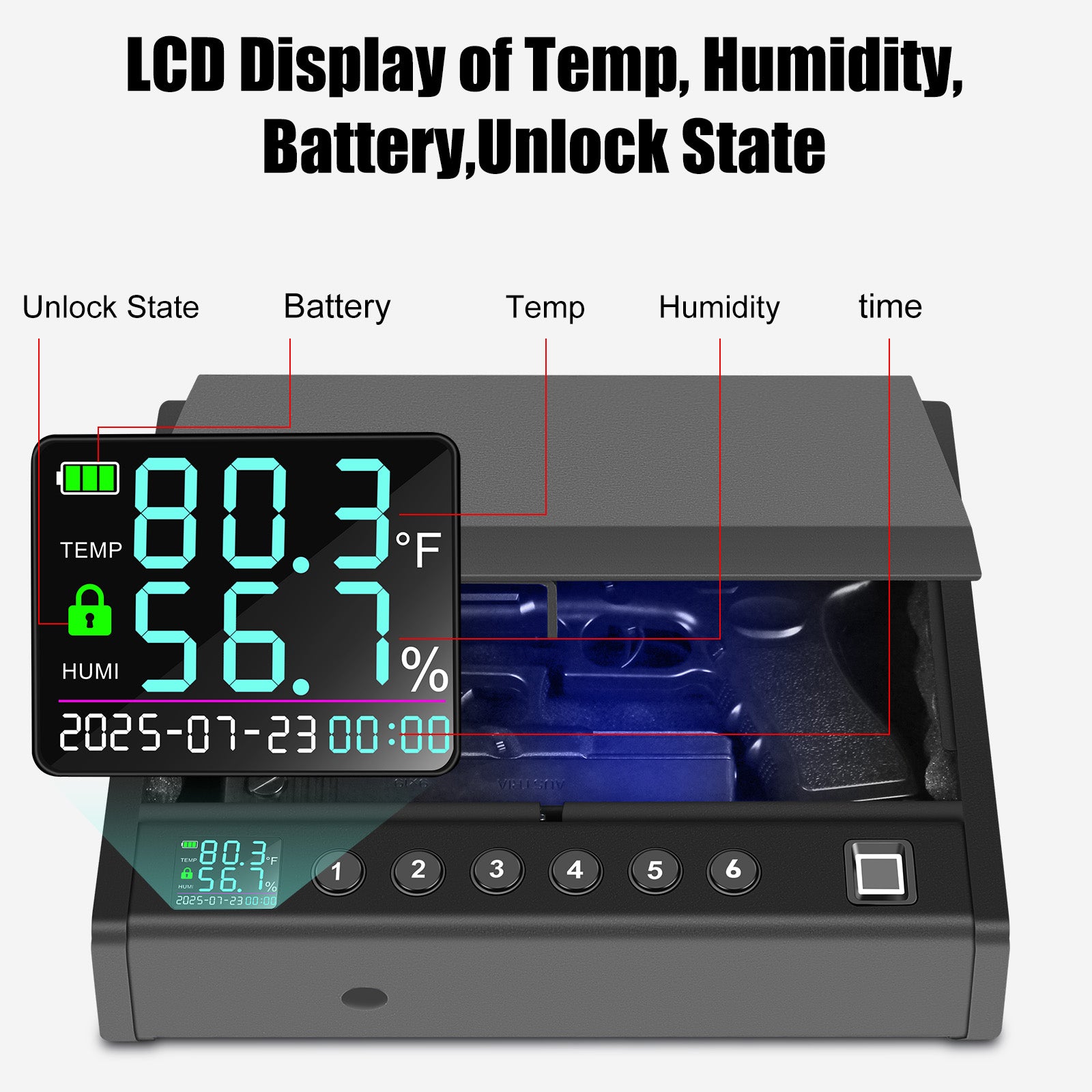 Biometric Handgun Safe - LAPS001