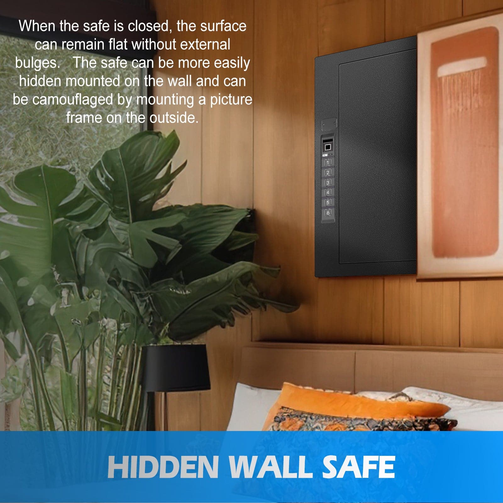 Biometric Wall Safe, Small - LAWS008