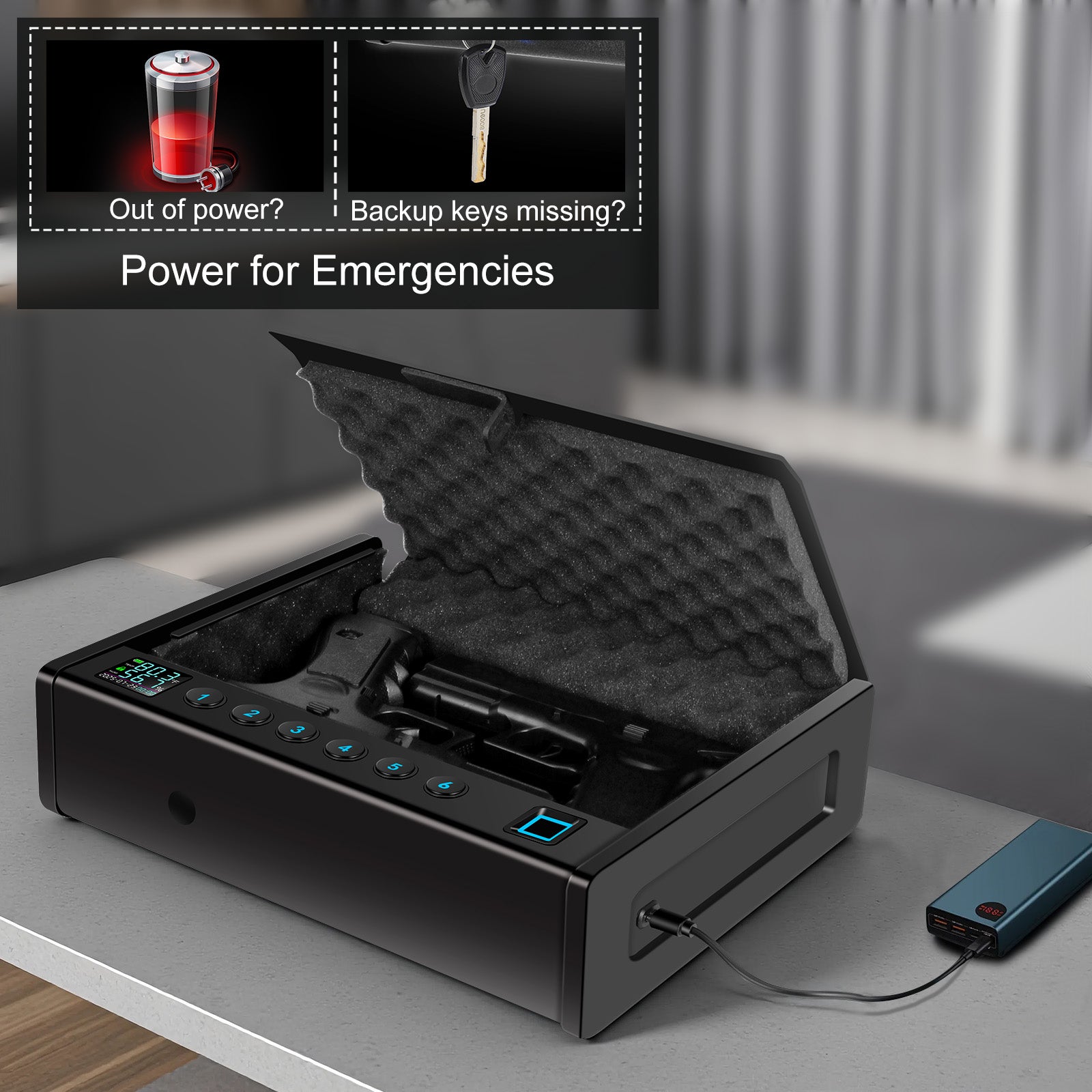Biometric Handgun Safe - LAPS001