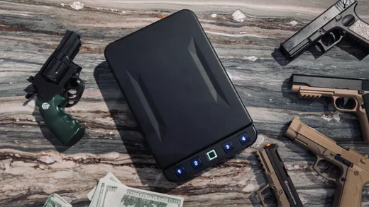 example of a gunsafe to answer the question on what is a biometric gun safe
