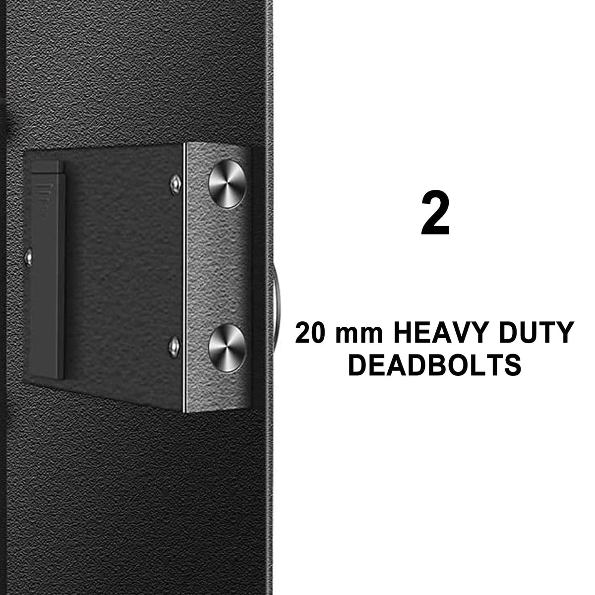 Biometric Wall Gun Safe, Small Size, Black