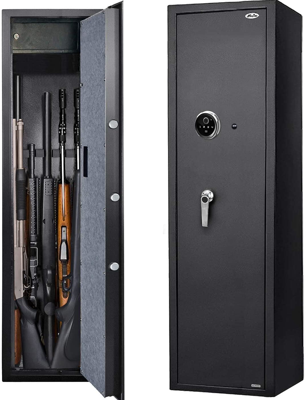 Biometric Rifle Safe, Large, 5 Long Gun Safe - LARS005