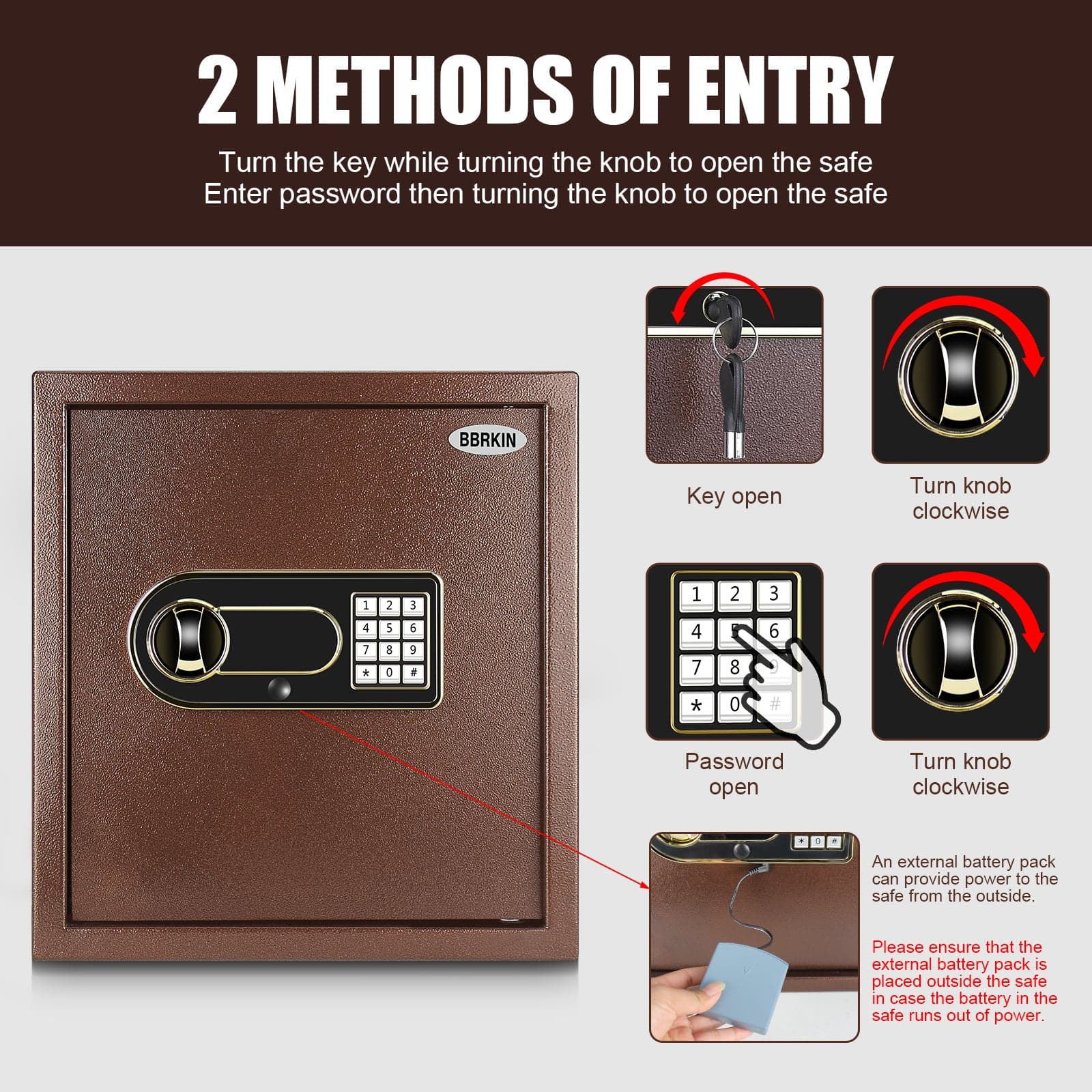 Digital Keypad Cabinet Safe - LACS005