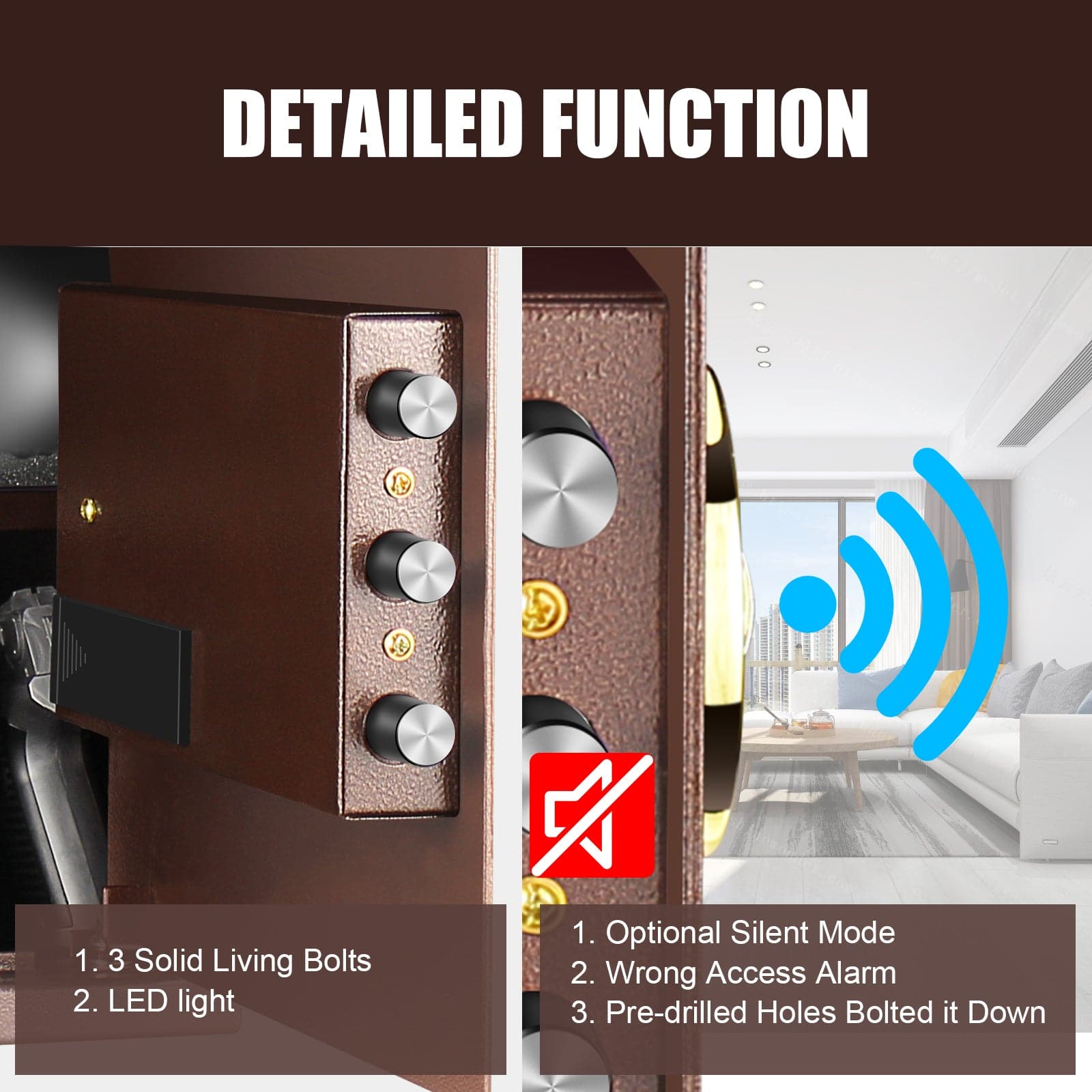 Digital Keypad Cabinet Safe - LACS005