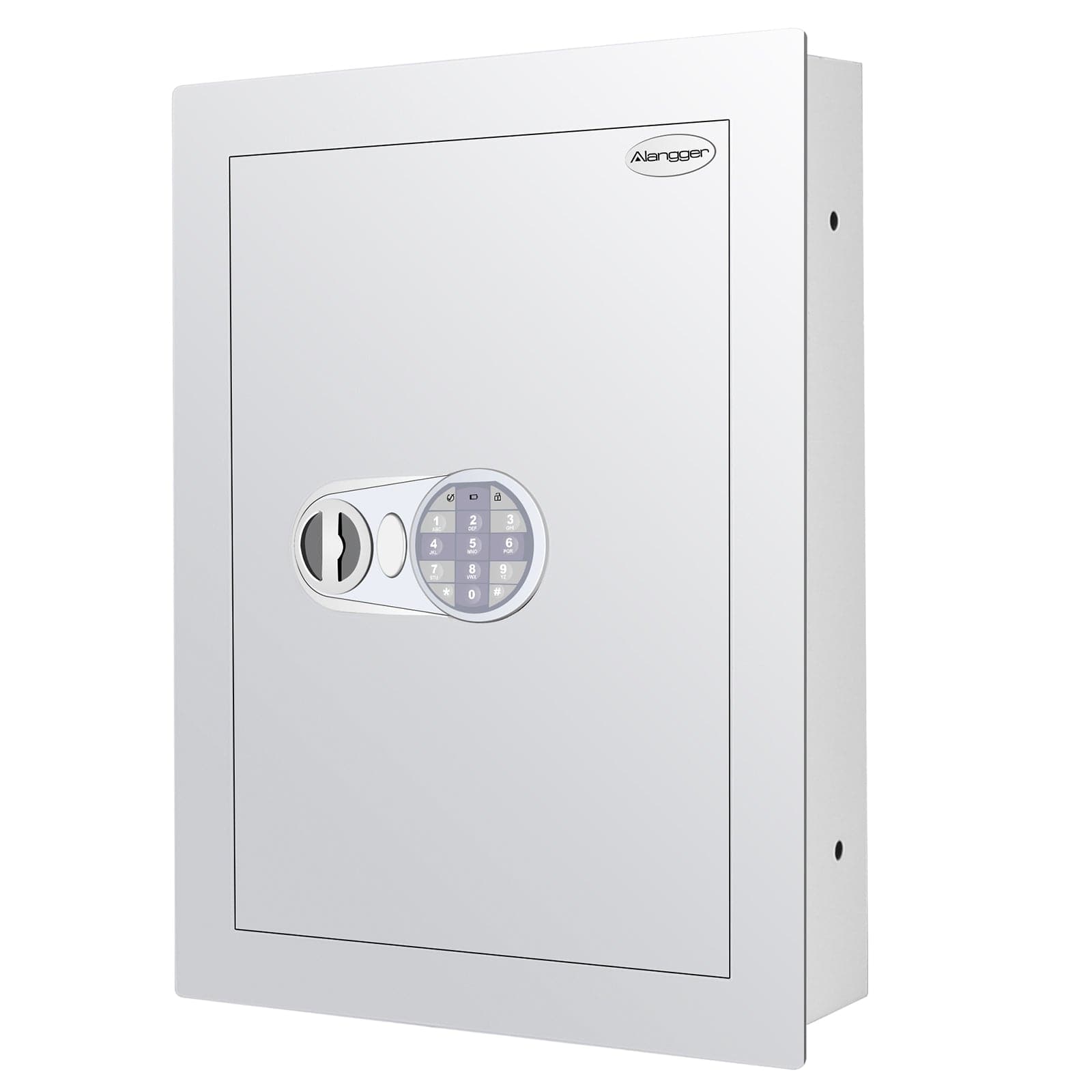 Digital Wall Safe, White, Small - LAWS007
